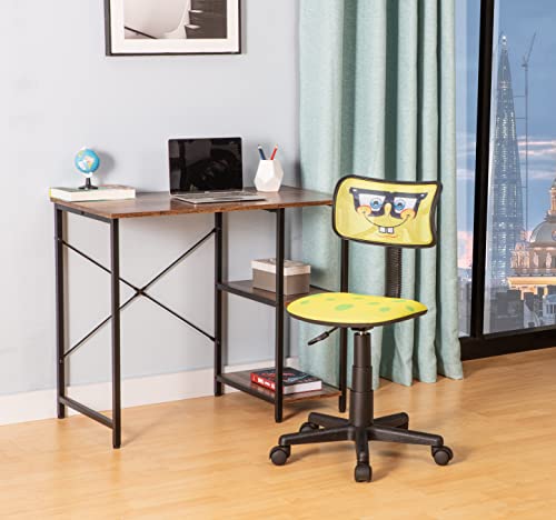 Image of Nickelodeon Spongebob Squarepants Adjustable Swivel Mesh Rolling Desk Chair, for Kids, Teens and Adults