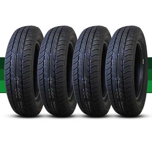 4PCS 135/70R12 65S Tecnología Run Flat Antipinchazos, Presión Máx 300 KPA, Carga 290kg/Neumático, Juego de 12 Pulgadas
