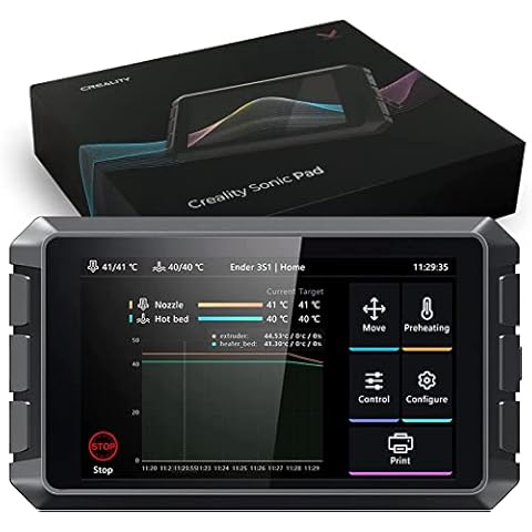 Creality Sonic Pad 3D Printed Smart Pad Based on Klipper Firmware for FDM 3D Printers Higher Your Printing Speed & Quality for Ender 3 V2/Ender 3 S1/Ender 3 S1 Pro 3D Printer Cover