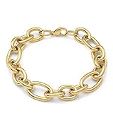 Gefertigt aus hochwertigen und umweltfreundlichen Materialien: Edelstahl mit hochwertiger PVD-Beschichtung in Gelbgold, allergikergeeignet durch die hautsympathische Chirurgenstahllegierung