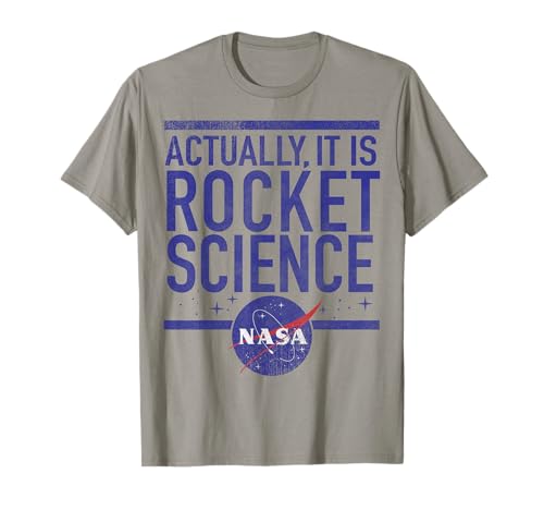 NASA Actually It Is Rocket Science Graphic T-Shirt T-Shirt