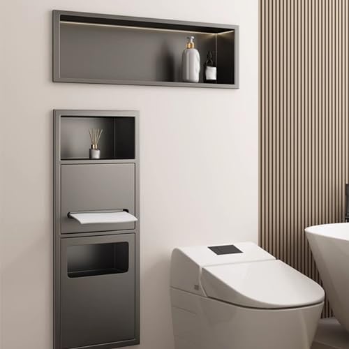Niche de douche étanche et anti-fuite avec étagère de rangement