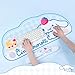 Kuitmor Kawaii Anime Dog Mouse Pad, Non-Slip Waterproof Desk Mat for Keyboard, Durable Large Extended Mouse Pad with Cloud Shape Edge for Office Gaming - DEG