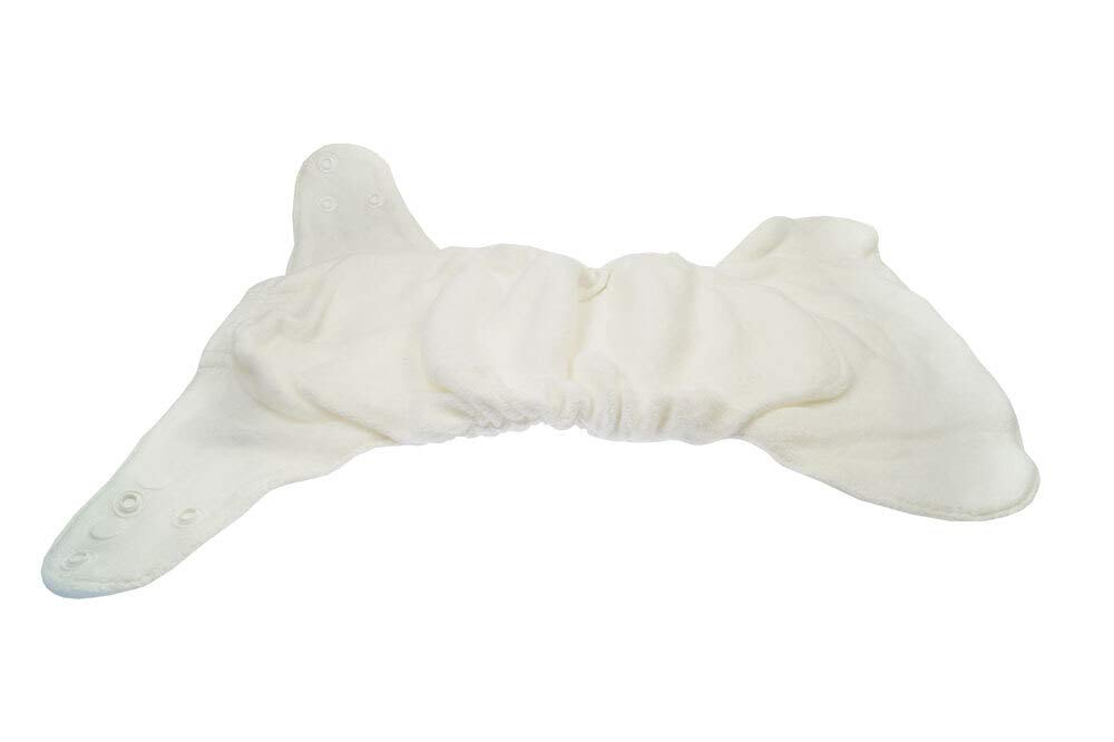 Blümchen OneSize Kuschel Höschenwindel 5 Stück BioBaumwolle (3-15kg) Klettverschluss