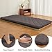 Aircliff Japanese Floor Futon Mattress, Tatami Mat Sleeping Pad, Shikibuton, Mattress Topper, Boys Girls Roll Up Dormitory Mattress, Foldable & Portable Floor Lounger Bed, Guest Bed (Grey, Twin)