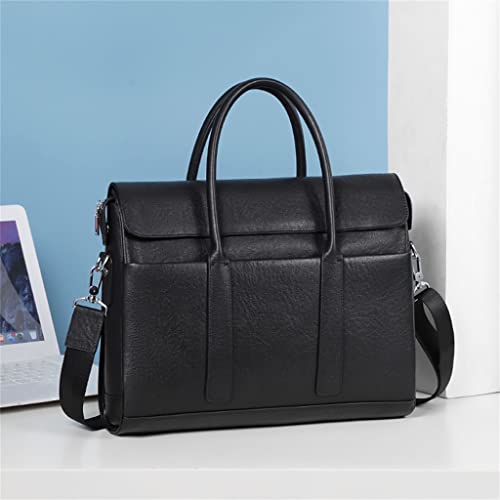 Fashion Cowhide Leather Male Business Men Briefcase Bag Leather Laptop Bag Man Handbag4