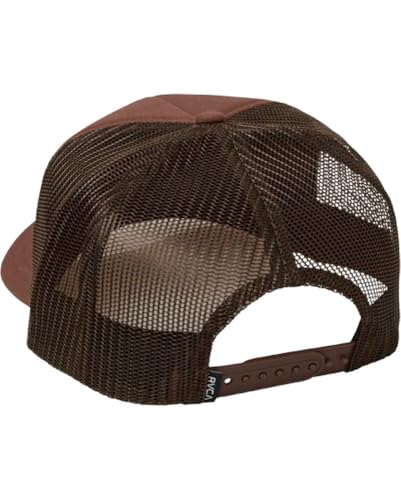 Image of RVCA Men's Trucker Hat, Adjustable Snapback Cap for Streetwear & Skating, Lightweight Breathable All-Day Comfort