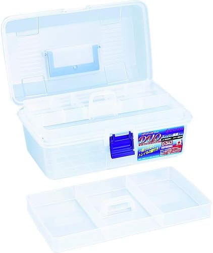 Ring Star D-343 Super Club Duo with 2 Medium Plates, Clear (L13.5 x W 8.3 x H 6.3 inches (342 x 211 x 161 mm)