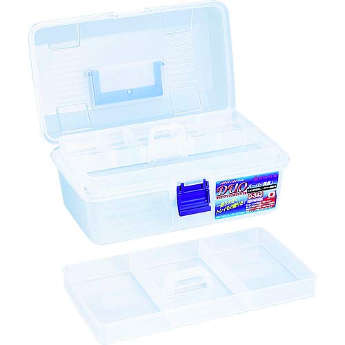 リングスター スーパークラブデュオ 中皿2コ付 クリア D-343 【L342×W211×H161mm】