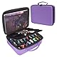 Mumlicha RPG Reisetasche Kompatibel mit Dungeons and Dragons Miniaturen, DND Miniaturen Aufbewahrung, Würfeletui für DND Würfel Set, Miniature Storage Travel Bag Kompatibel mit Warhammer 40k (Lila)