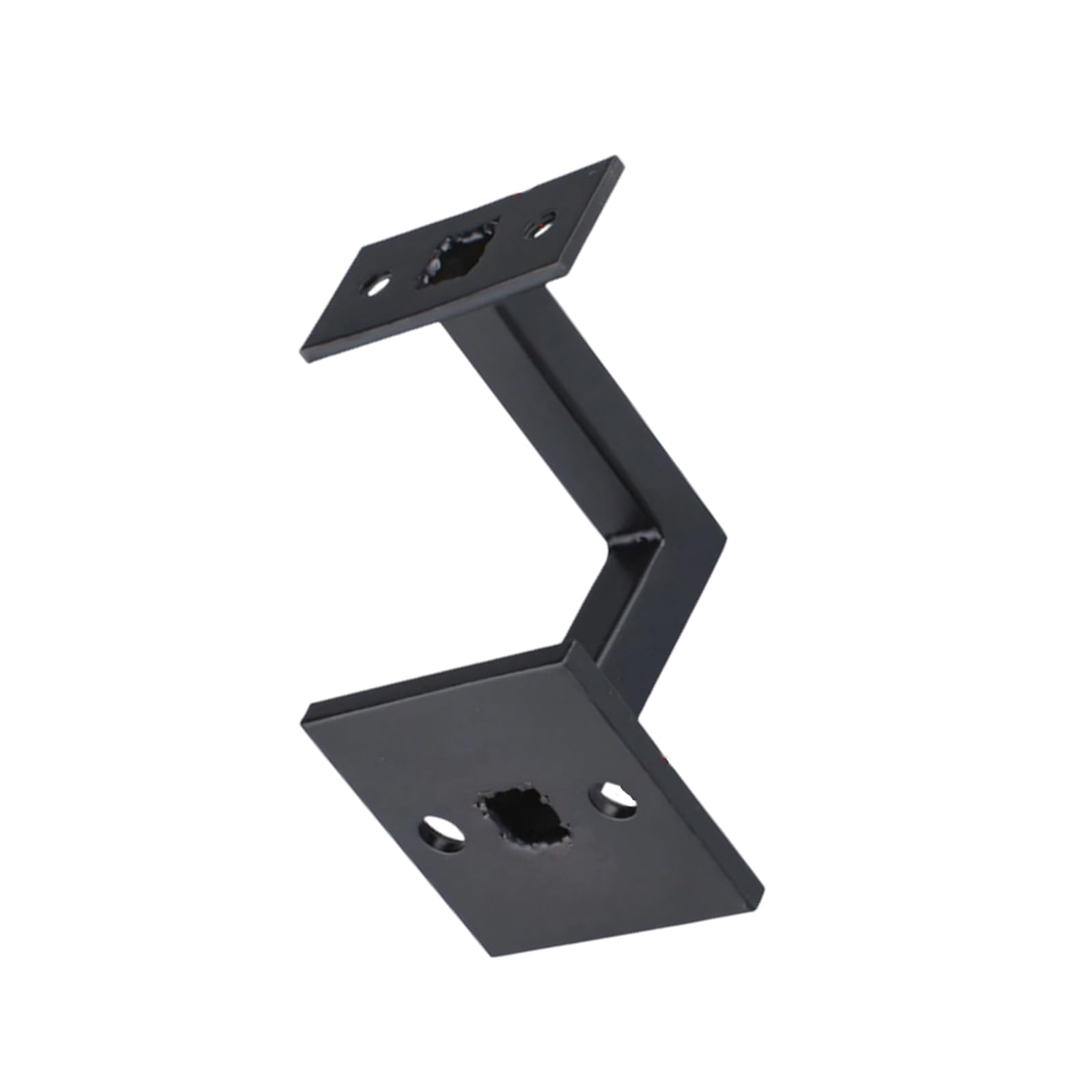 Elnwnnkc Multicolor 4 Pack Matte Black Metal Brackets, Adjustable Rotation For Floating Shelves Rustproof Steel Parenthesis