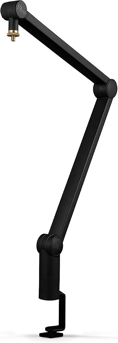 Blue Compass Premium tubo estilo micrófono brazo de pluma para radiodifusión (renovado)