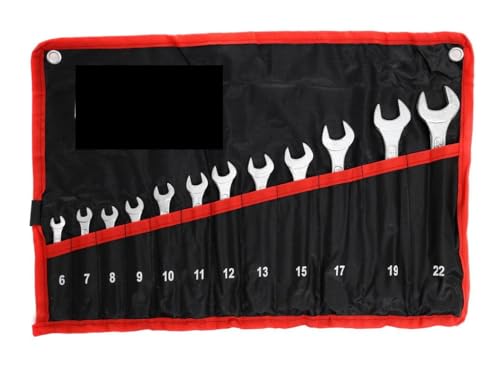 LED LEDS SET SERIE 12 CHIAVI COMBINATE FISSE STELLA CHIAVE MISURE DA 6 A 22MM SUPPORTO