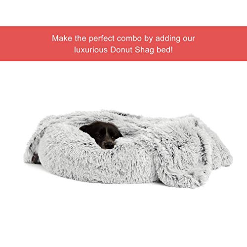 Best Friends by Sheri Calming Shag Fur Pet Throw Blanket, Frost, 40"x50" - Image 4