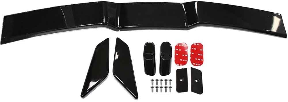 ZXMOTO Fits 2018 2019 2020 2021 2022 2023 2024 2025 Toyota Camry Rear Spoiler Wing ABS Gloss Black
