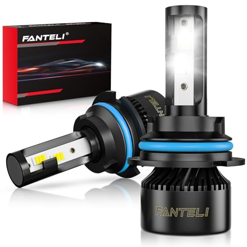 FANTELI 𝟫𝟢𝟢𝟦 Bulbs 6500K Cool White 40000LM 900% Brightness, 1:1 Size Plug and Play IP68 Waterproof Off-Road Lights, Pack of 2