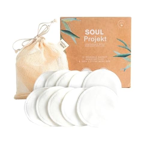 Soul Projekt Reusable Bamboo Cotton Pads (10 Pack) Cover