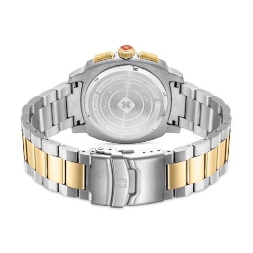 Image of Swiss Military Hanowa Speed Well Men's Analog Watch - Bold Green Dial, Sporty Swiss Design - SMWGI0006804