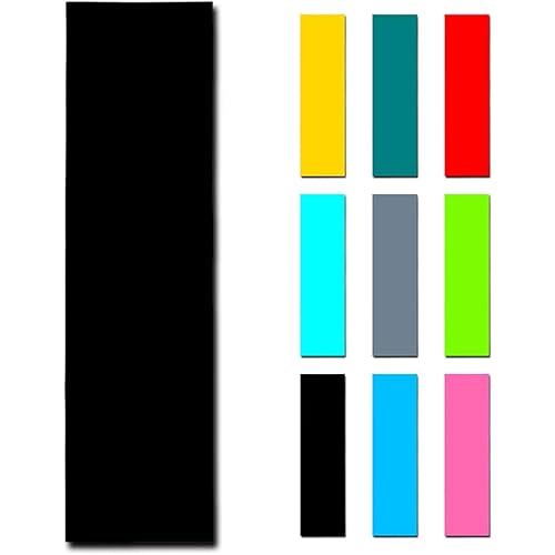 Custom Skateboard Grip Tape 9x33 Inch Add Your Photo Text Logo Name Personalized Skateboard Stickers for Men Women, Black, 1PCS