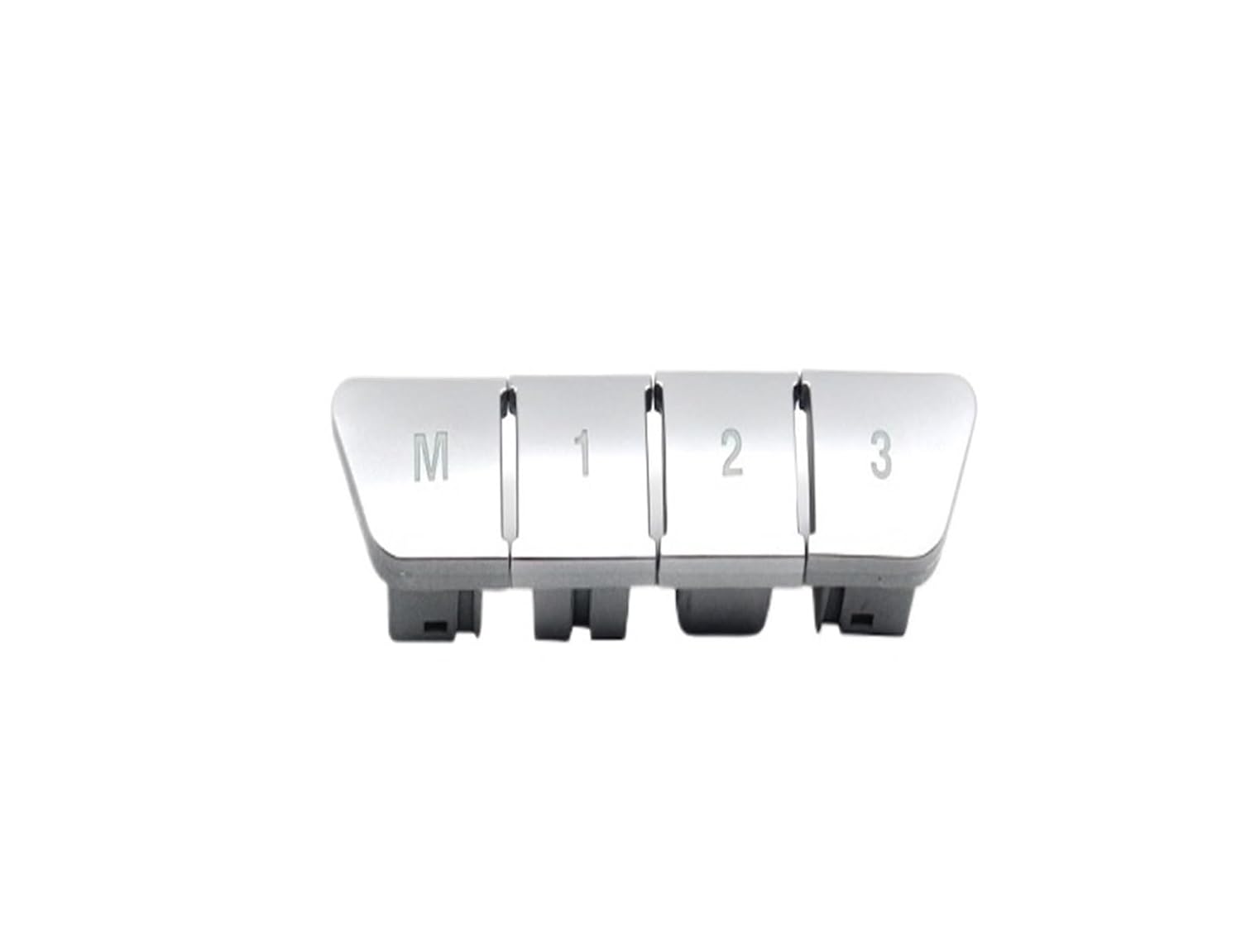 Car Front Fit for Seat Backrest Switch Adjust Memory Button Fit for Benz A B C E ML GL GLE CLA CLS W176 W246 W204(Sliver Left Set)