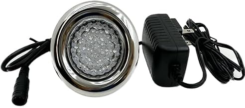 Pedicure Spa Parts REPLACEMENT Sprayer Head/3-way Faucet Mixer/Overflow Kit/P-Trap/Stopper/Spa Led Light/Power Control/Air Button/UPC Hot Cold Hose/Drain Pump (Multi - LED Spa Light)