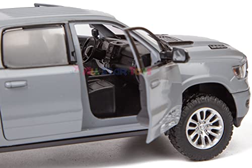 All Star Toys Exclusive 2019 Dodge Ram 1500 Laramie Crew Cab Pickup Truck Ceramic Gray 1:24 Series Diecast Model Car By Motormax 79357 Grey #TOP7