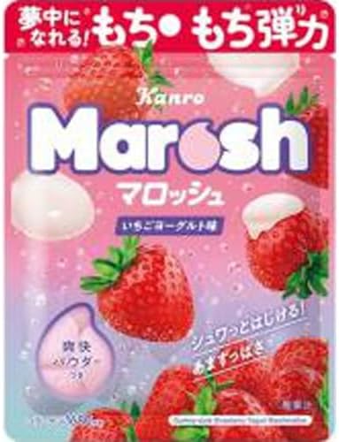 Amazon | カンロ マロッシュ いちごヨーグルト味 46g×8個 | カンロ 