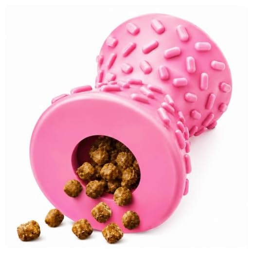 Doudele Dog Puzzle Toys, Treat-Dispensing Puzzle Ball for Small & Medium Dogs – Interactive Rolling Rubber Toy for Training, Mental Stimulation & Slow Feeding