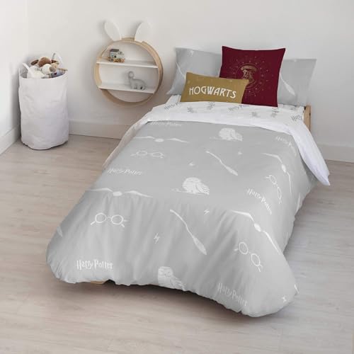 Housse de couette Harry Potter coton 180 x 240 cm parure lit de 105 imprimée Belum
