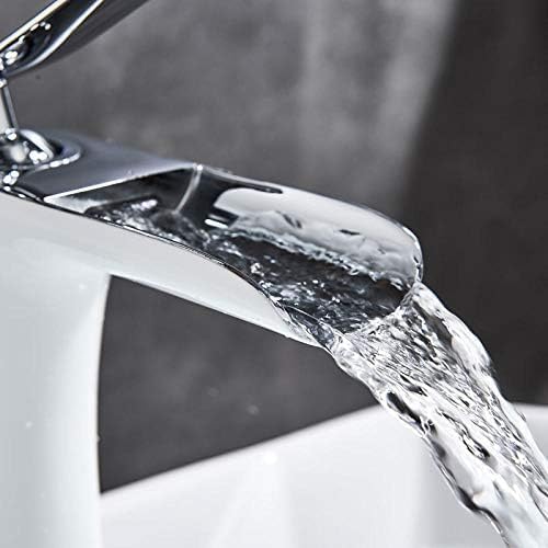 Robinet de lavabo avec mélangeur chaud-froid et système de robinets d'eau en cascade - 3
