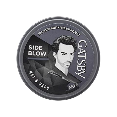 Gatsby Hair Styling Wax Matt & Hard 75g Grey Cover