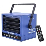 TEMPWARE 7500W Electric Garage Heater, 240V Hardwired Heater, 2026 Upgraded | Fan-Forced Ceiling Mount Shop Heater with 3 heat settings, ECO Mode, 12H Timer, Overheat Protection, Digital Thermostat