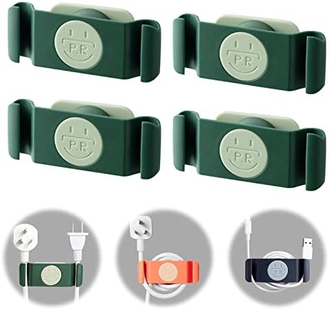 4PCS Cord Organizer for Kitchen Appliances,Kitchen Appliance Cord Winder,Cord wrapper for appliances,Kitchen appliance cord organizer,Cord holder for appliances (green)