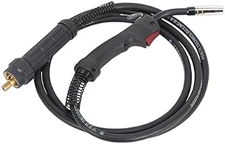 Sealey MIG/N315 MB15 Mig Torch with Euro Connector, 3m Length, Black