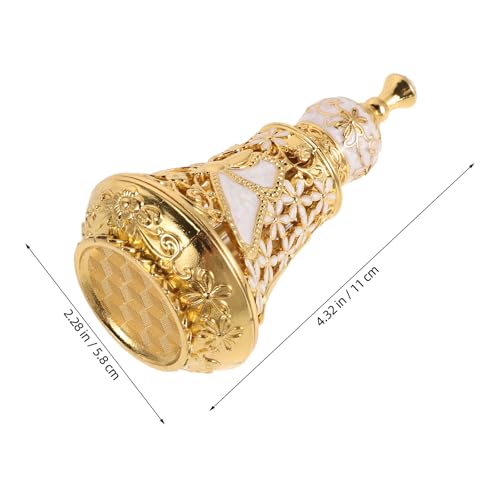 Frasco de perfume árabe de 15ml VINTORKY con flor de esmalte 3