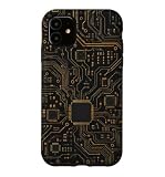 Circuit Board Pattern with Central Processor chip Case for iPhone 11