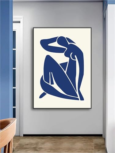 Matisse peinture abstraite bleue impression d'art XENITE - 3