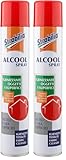 Strabilia Alcool Spray Igienizzante Oggetti e Superfici, Spray Disinfettante Ambienti Senza Risciacquo, Sanificatore Ambienti - 500 ML (Confezione da 2)