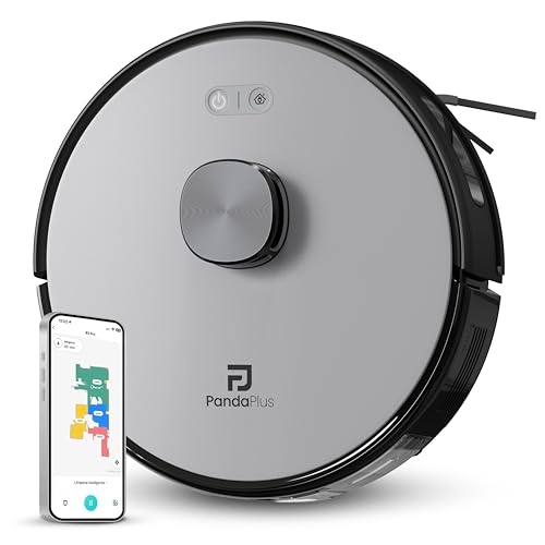 Robô Aspirador de Pó Inteligente AMG-R3 PRO 3 em 1 Varre, Aspira e Passa Pano com Mapeamento a Laser LDS, Compatível com Alexa e Google, Wi-Fi, App e Controle Remoto Panda Plus Bivolt (Cinza) Robô Aspirador de Pó Inteligente AMG-R3 PRO 3 em 1 Varre, Aspira e Passa Pano com Mapeamento a Laser LDS, Compatível com Alexa e Google, Wi-Fi, App e Controle Remoto Panda Plus Bivolt (Cinza)
