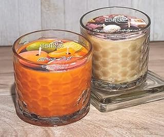 Candle Cottage MJ200 Mason Jar Strawberry - Highly-Scented Soy Candle, Made in USA, Long Burning Hours, Lead-Free Wick, 15 Ounce