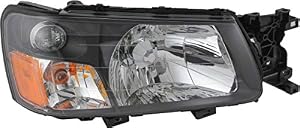 Gold Shrine For Subaru Forester Headlight 2003 2004 Passenger Right Side Headlamp Assembly Replacement