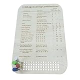 Cribbage-Anzeigetafel, Peg-Zähltafel, Holzreise in Standardgröße...