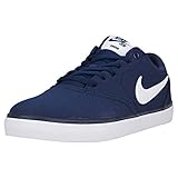  Nike SB Check Solar Cnvs, Zapatillas de Deporte para Hombre, Azul (Midnight Navy/White 400), 42 EU