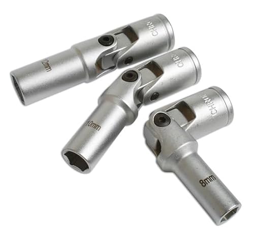 Laser 4122 Glow Plug Socket Set 3/8"d 3pc