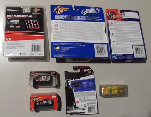Lot of 7 Dale Earnhardt, Jr., Diecast Race Cars - Varying Sizes - READ DESCRIPTION for Car List & Packaging Condition Notes