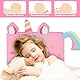 RANJIMA Schlummerkids Kissen, 46x26cm Calmly Kinderkopfkissen, Tiere Schlummerkissen Kinder, Ergonomisch Kinderkopfkissen Kissen Memory Atmungsaktiv Komfortkissen Kinderkissen für Kleinkind Schlaf