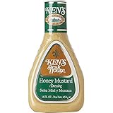 mostaza con miel aleluya  Ken\'s Steak House Mostaza de Miel Exprimible- Ideal para Mejorar Tus Comidas 1 botella 473 mL