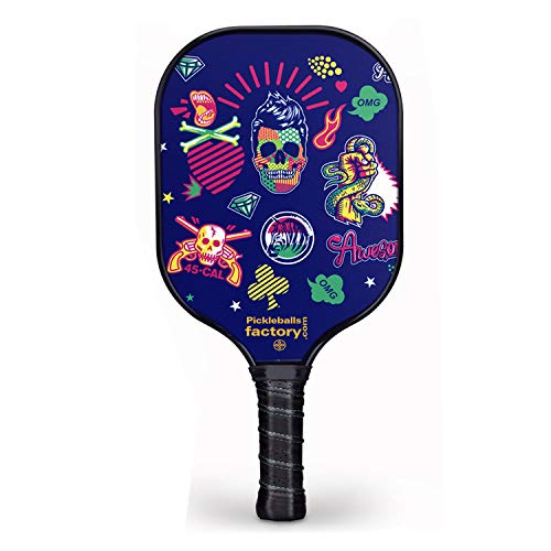 Pickleball Paddles, Pickleball Paddle, Pickleball, Pickleball Paddles Graphite, Skull Pickleball Raqueta, Pickle Ball Paddles Paddle Racket Lightweight Pickleball Paddle Indoor and Outdoor