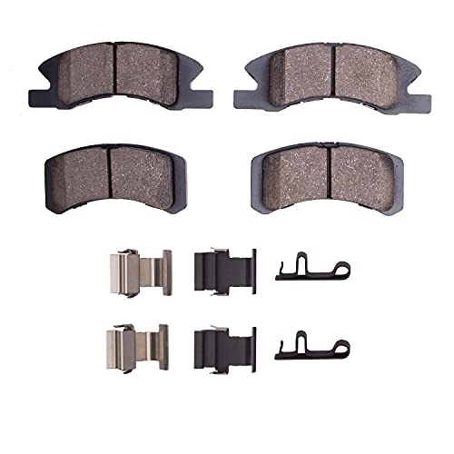 Image of DFC Front 5000 Advanced Brake Pads| Fits 2016-2024 Dodge Attitude | 2014-2025 Mitsubishi Mirage| Automotive Replacement Brake Pads| Hardware