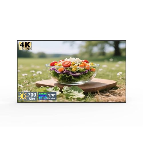 Image of 43inch Wall Mount Digital Signage, 500nits High Brightness Advertising Display, 4K UHD IPS Digital Signage Display, CMS /U-Disk Plug&Play, Smart Split Screen, 7 /24 Timer Switch, Android 11OS